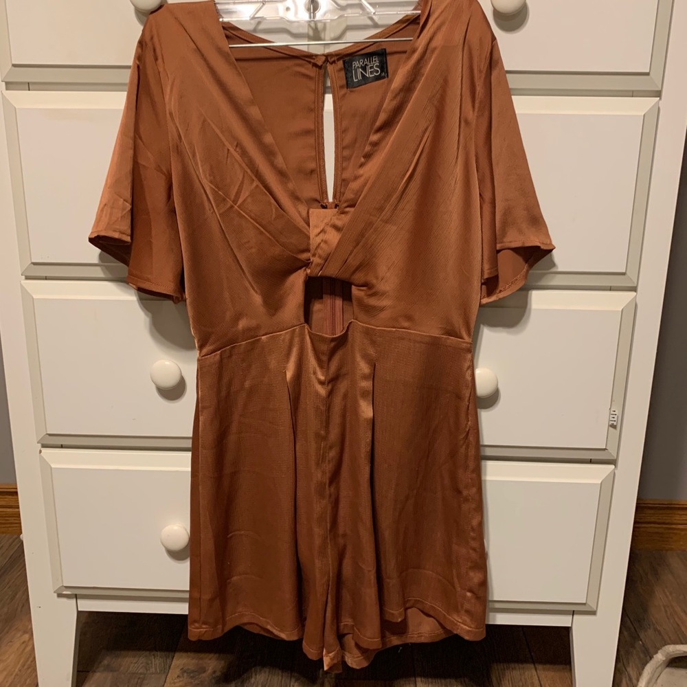 Parallel Lines Romper